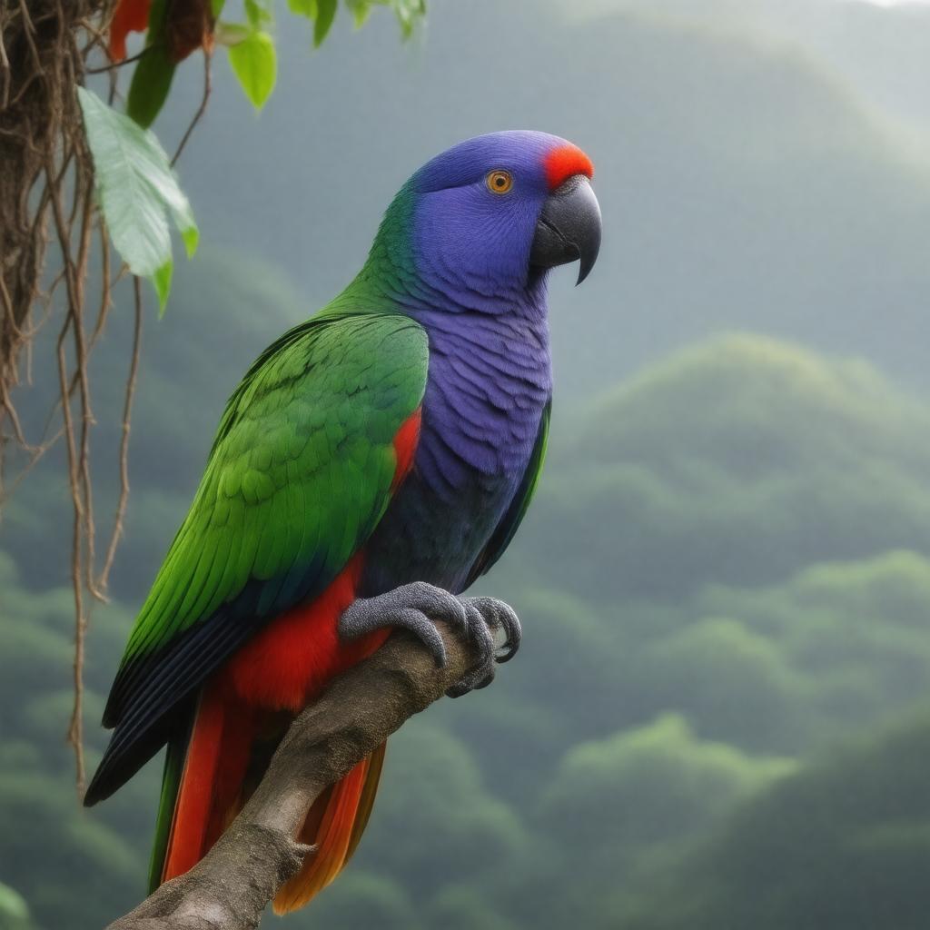 Sisserou parrot